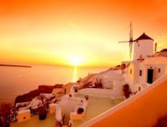 Sunset of Santorini