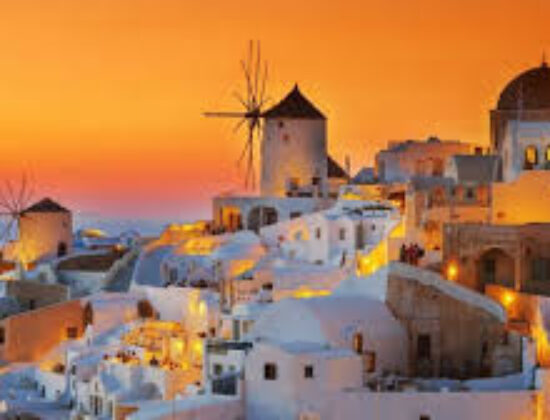 Sunset of Santorini